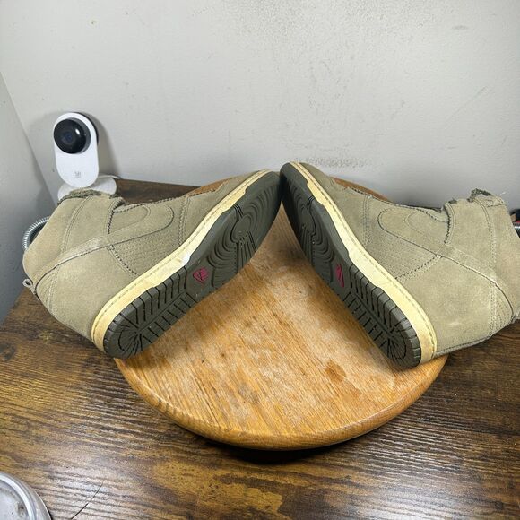 Nike Dunk Sky Hi Olive Green Hidden Wedge Women's Size 8 Shoe 528899-200 - Picture 7 of 8
